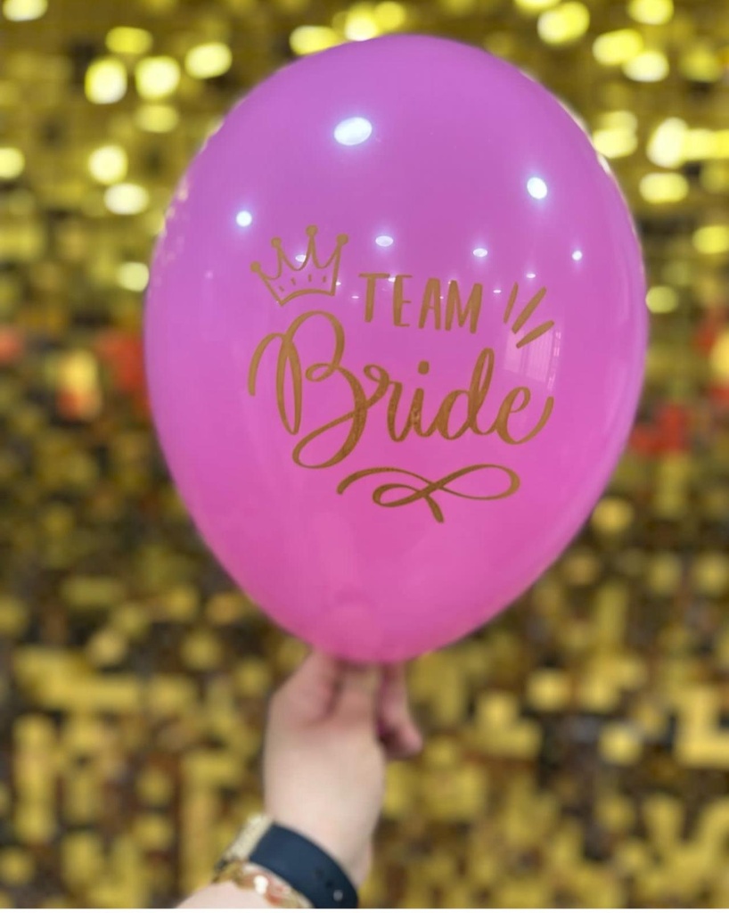 12" Bride To Be Hazır Baskılı Balon 1+1 - 100 Adet