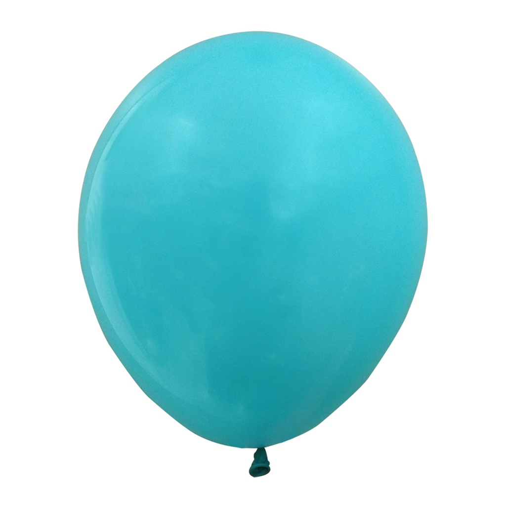 12" İç Mekan Dekorasyon Balonu Turkuaz - 100 Adet