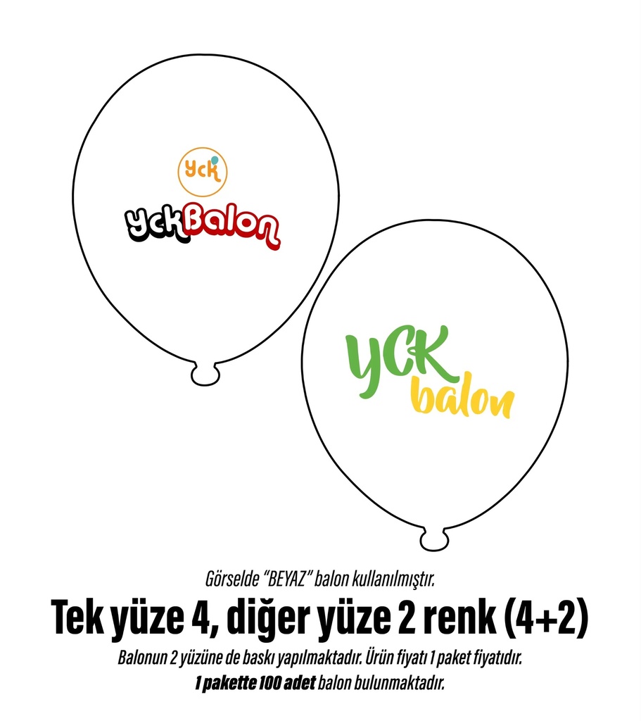 TEK YÜZE DÖRT RENK DİĞER YÜZE İKİ RENK 4+2