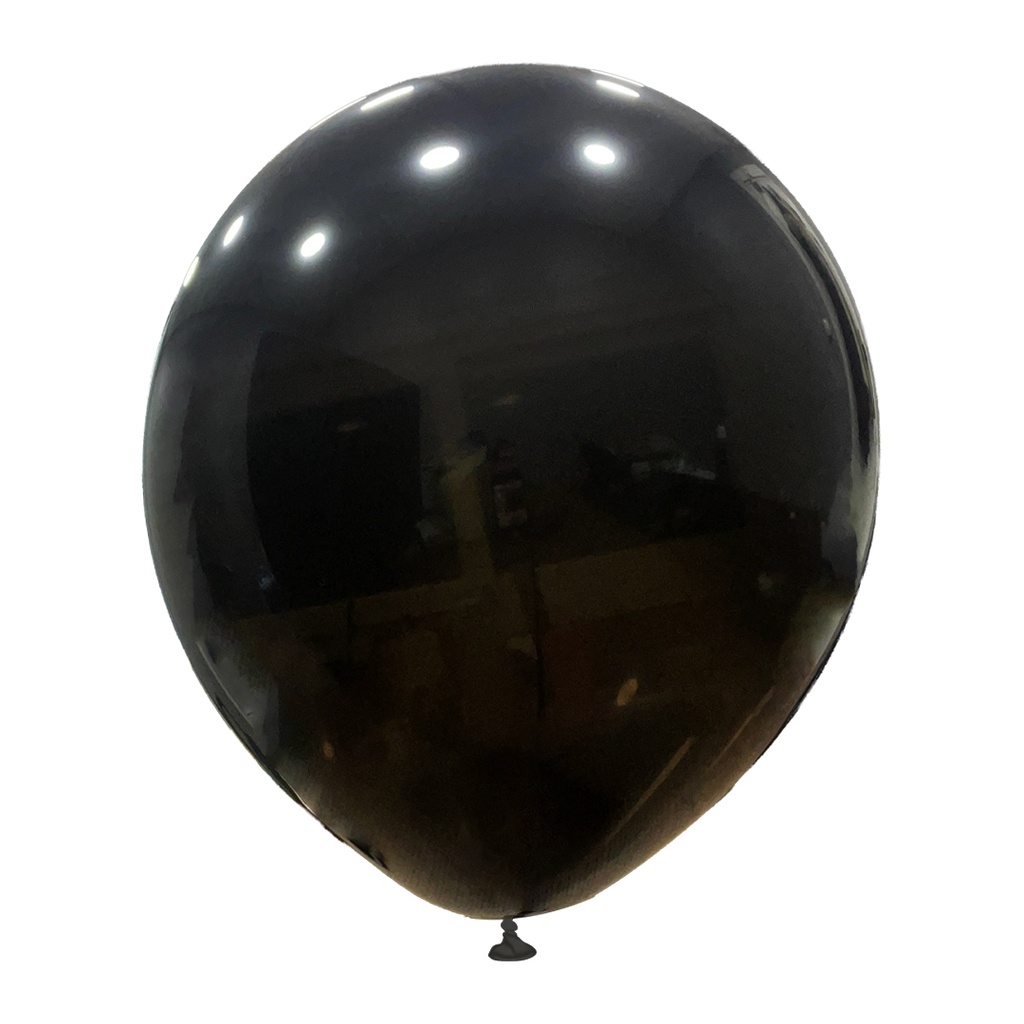 10" İç Mekan Dekorasyon Balonu Siyah - 100 Adet