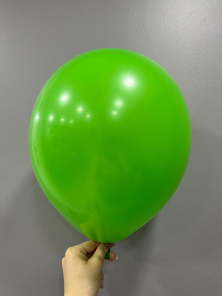 12" İç Mekan Dekorasyon Balonu Çimen Yeşili - 100 Adet