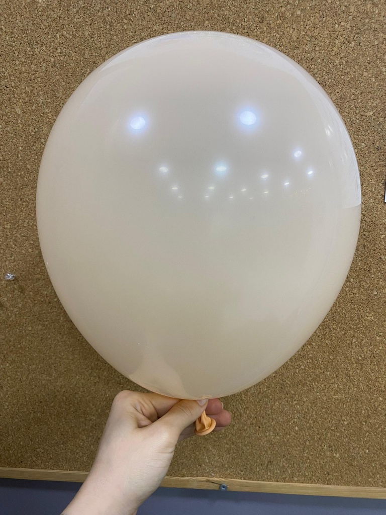 12" İç Mekan Dekorasyon Balonu Somon - 100 Adet