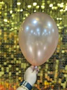 10" Metalik Dekorasyon Balonu Rose Gold - 100 Adet