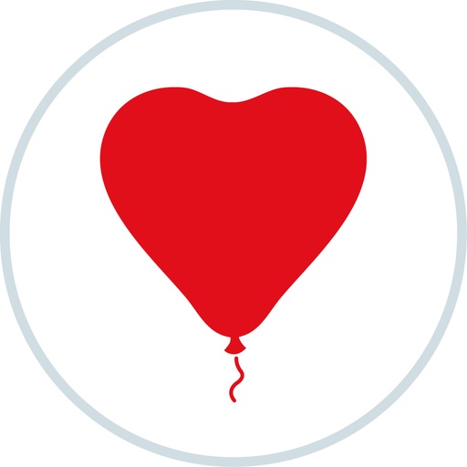 Baskısız Kalp Balon